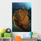 Orange and Brown Sponge Wall Decal