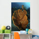 Orange and Brown Sponge Wall Decal