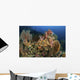 Reef Scene with Gorgonian Wall Decal Design 2