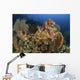 Reef Scene with Gorgonian Wall Decal Design 2