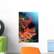 Red Soft Corals and Wall Decal