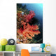 Red Soft Corals and Wall Decal