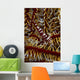 Red and White Mimic Wall Decal
