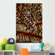 Red and White Mimic Wall Decal