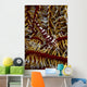 Red and White Mimic Wall Decal