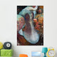 White and Red Octopus Wall Decal