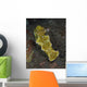 Green and Purple T-bar Wall Decal