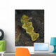 Green and Purple T-bar Wall Decal