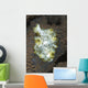 Green White and Brown Wall Decal