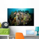 Colorful Reef Scene Komodo Wall Decal Design 3