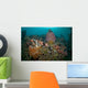 Colorful Reef Scene Komodo Wall Decal