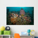 Colorful Reef Scene Komodo Wall Decal