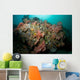 Colorful Reef Scene Komodo Wall Decal Design 1