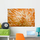 Orange and White Christmas-tree Wall Decal