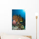 Colorful Reef Scene with Wall Decal Design 2