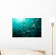 School Yellow Masked Surgeonfish Wall Decal