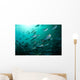 School Yellow Masked Surgeonfish Wall Decal