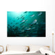 School Yellow Masked Surgeonfish Wall Decal