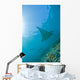Group Manta Rays Blue Wall Decal