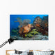 Colorful Reef Scene with Wall Decal Design 1