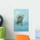 Translucent Jellyfish Floating near Wall Decal