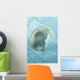 Translucent Jellyfish Floating near Wall Decal