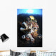 Colorful Reef with Grey Wall Decal