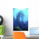 Divers Photographing School Trevally Wall Decal Design 2