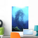 Divers Photographing School Trevally Wall Decal Design 2