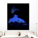 Diver with Lights Entering Wall Decal