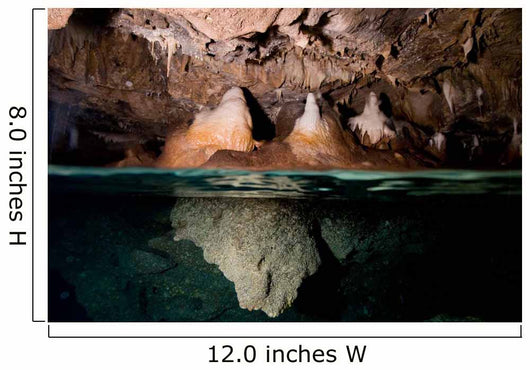 Split Shot Stalactites and Wall Decal