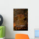 Orange and Brown Face Wall Decal