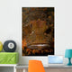 Orange and Brown Face Wall Decal