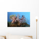 Fluffy Brown Pink and Wall Decal