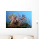 Fluffy Brown Pink and Wall Decal