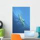Oceanic Blacktip Shark Vertical Wall Decal