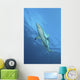 Oceanic Blacktip Shark Vertical Wall Decal