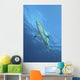 Oceanic Blacktip Shark Vertical Wall Decal