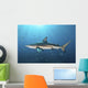 Oceanic Blacktip Shark with Fish Wall Decal