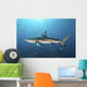 Oceanic Blacktip Shark with Fish Wall Decal