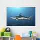 Oceanic Blacktip Shark with Fish Wall Decal