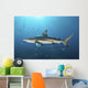 Oceanic Blacktip Shark with Fish Wall Decal