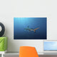 Oceanic Blacktip Shark Swimming Away Wall Decal