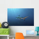 Oceanic Blacktip Shark Swimming Away Wall Decal