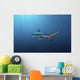 Oceanic Blacktip Shark Swimming Away Wall Decal