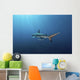 Oceanic Blacktip Shark Swimming Away Wall Decal