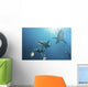 Oceanic Blacktip Sharksin Waters Wall Decal