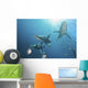 Oceanic Blacktip Sharksin Waters Wall Decal