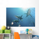 Oceanic Blacktip Sharksin Waters Wall Decal