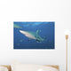 Oceanic Blacktip Shark Left Profile Wall Decal